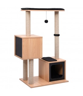 Albero per Gatti con Tappeto Tiragraffi in Sisal 104 cm