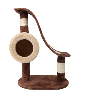 LETTO CAT TREE BROWN E BEIGE