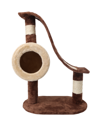 LETTO CAT TREE BROWN E BEIGE
