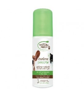 CANE PULIZIA ORECCHIE LOZIONE 100 ML. NATURA AMICA BOX DA 6 PEZZI