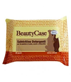 SALVIETTE DETERGENTI ANIMALI 20 PZ. BEAUTY CASE SENZ'ALCOOL BOX DA 12 PEZZI