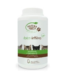 LETTIERA TALCO DEODORANTE ALLUME DI ROCCA 120 GR. NATURA AMICA BOX DA 6 PEZZI