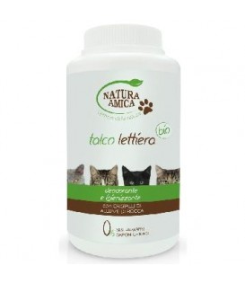 LETTIERA TALCO DEODORANTE ALLUME DI ROCCA 120 GR. NATURA AMICA BOX DA 6 PEZZI