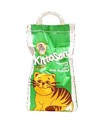 LETTIERA 5 KG. KITTOSAN AGGLOMERANTE PROFUMO PINO BOX DA 4 PEZZI