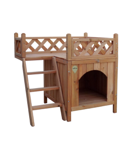CUCCIA A CASTELLO IN LEGNO CAT&DOG HOUSE